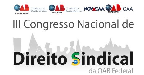 Logo do III Congresso Sindical OAB